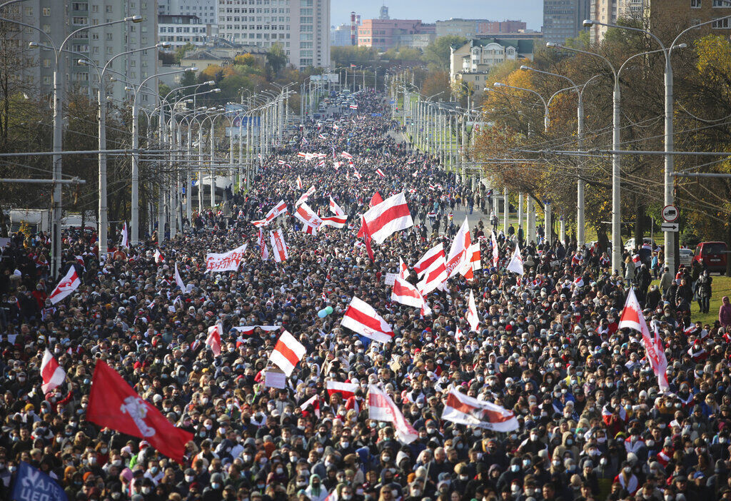 APTOPIX Belarus Protests